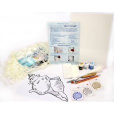 Набір для творч. "Мушля спогадів" текстурною пастою