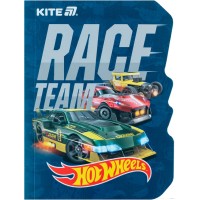 Блокнот А6 60арк. кліт. вирубка "Hot Wheels" №HW25-223/Kite/(50)