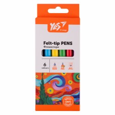 Фломастери "Yes" 6кольор. "O'range Line" №650543(24)(192)