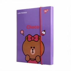 Папка для зош. В5 "Yes" №500242 "Line Friends" на рез. картон(12)