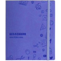 Щоденник шк. шкірзам. В5 "CoolForSchool" №CF29936-24 з тисненням 48арк,темно-синій(40)