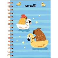 Блокнот пруж. А5 80арк. кліт. карт. обкл. Cute-2 №K25-1911-2/Kite/(10)(20)