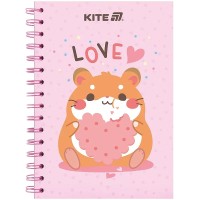 Блокнот пруж. А5 80арк. кліт. карт. обкл. Cute-3 №K25-1911-3/Kite/(10)(20)