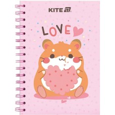 Блокнот пруж. А5 80арк. кліт. карт. обкл. Cute-3 №K25-1911-3/Kite/(10)(20)