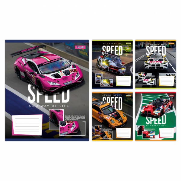 Зошит 12арк. кліт. 1В Speed as a way of life №768011(25)(500)