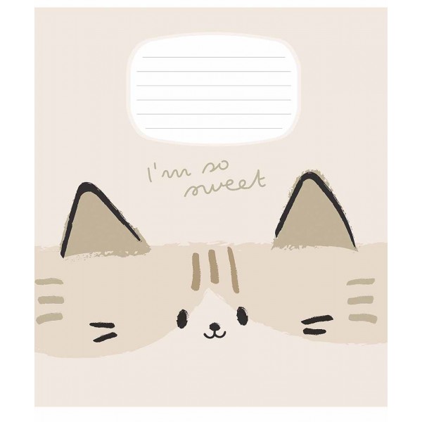 Зошит 12арк. кліт. Школярик "My friend" УФ лак №012-3557K(30)(300)