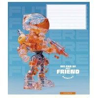 Зошит 12арк. кліт. Школярик "We can be best friend/Make the future" №012-3461K(30)(300)