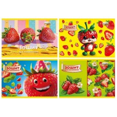 Альбом для малюв. на скобі 22/100 А4 з перфор. Ароматний (Полуниця) №ТЕ15038/Тетрада/(12)