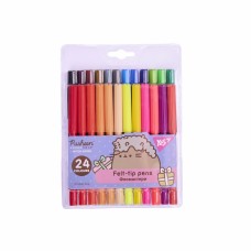 Фломастери "Yes" 24кольор. "Pusheen" №650572(12)(96)