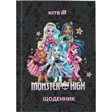 Щоденник шк. А5 "Kite" №MH25-262 Monster High тв.обкл.(20)