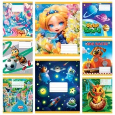 Зошит 12арк. кос.лін. /ТВ/ "Мікс 7" №ТА53118(25)(600)