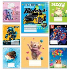 Зошит 12арк. кос.лін. /ТВ/ "Мікс 9" №ТА53120(25)(600)