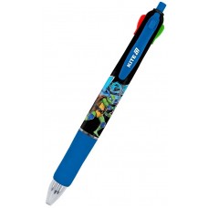 Ручка авт. кульк. "Kite" №NT25-067 Ninja Turtles 4 кольор.(28)