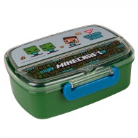 Ланч бокс пласт. "Yes" 750мл Minecraft з приладдям №708160(12)(48)
