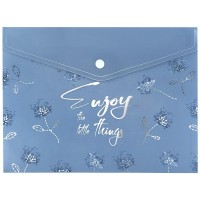 Папка-конверт "Axent" №1496-46-A А5+ Flower Symphony-3 на кнопці(12)