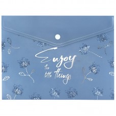 Папка-конверт "Axent" №1496-46-A А5+ Flower Symphony-3 на кнопці(12)