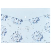 Папка-конверт "Axent" №1495-45-A А4+ Flower Symphony-2 на кнопці(12)