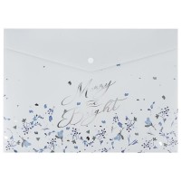 Папка-конверт "Axent" №1495-44-A А4+ Flower Symphony-1 на кнопці(12)