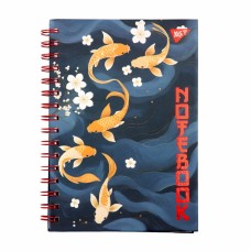 Блокнот пруж. А5 96арк. кліт. Japan 7БЦ №152020/Yes/(20)(40)