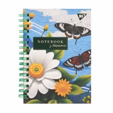 Блокнот пруж. А6 64арк. кліт. Ukrainian notebook 7БЦ №152027/Yes/(20)(40)