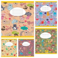 Зошит 12арк. кліт. /ТВ/ "Animal pattern" №ТА51109(25)(600)