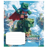 Зошит 18арк. кліт. Школярик "Dreams come true (хлопч)" ВД-лак №018-3533K(25)(250)