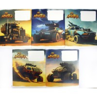 Зошит 12арк. лін. Школярик "Monster cars" №012-3243L(30)(300)