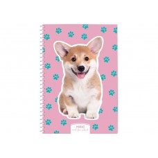 Блокнот пруж. А5 60арк. кліт. пласт. "Maxi" №MX21213-13(6)(8)(76)