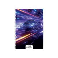 Блокнот пруж. А5 60арк. кліт. пласт. "Maxi" №MX21213-14(6)(8)(76)