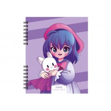 Блокнот пруж. В5 60арк. кліт. пласт. "Maxi" №MX26307(40)