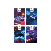 Блокнот пруж. А7 80арк. кліт. пласт. "Maxi" №MX26311(8)(96)