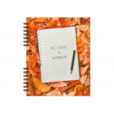 Блокнот пруж. В5 60арк. кліт. пласт. №O25923/Optima/(40)