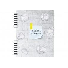 Блокнот пруж. В5 60арк. кліт. пласт. №O25924/Optima/(40)