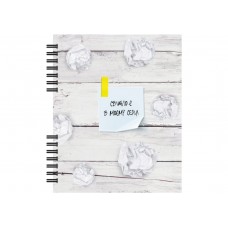 Блокнот пруж. В5 60арк. кліт. пласт. №O25928/Optima/(40)