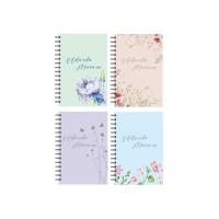 Блокнот пруж. В5 60арк. кліт. пласт. №O25930/Optima/(48)