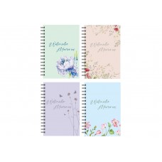 Блокнот пруж. В5 60арк. кліт. пласт. №O25930/Optima/(48)