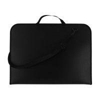 Портфель "Maxi" №MX30040 A2 пласт. на блиск.,чорний(15)