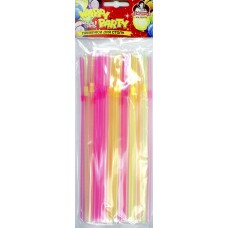 Трубочки для коктейлю 25 шт "Помічниця" люмінісцентні №2082(25)
