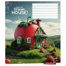 Зошит 12арк. кліт. Star "Dream house (нейт)" ВД-лак №012-3530K(30)(360)