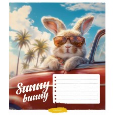 Зошит 12арк. кліт. Star "Cool animals (нейт)" ВД-лак №012-3518K(30)(360)