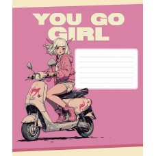 Зошит 18арк. кліт. Star "(дівч)" ВД-лак №018-3550K(25)(250)