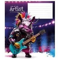 Зошит 12арк. лін. Школярик "Cool adventures" виб.Уф-лак №012-3413L(30)(300)