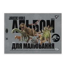 Альбом для малюв. на скобі 20/100 А4 з перфор. Jurassic World №130592/Yes/(4)(128)