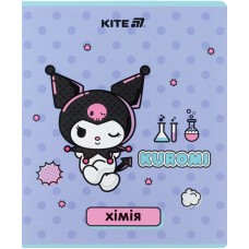 Зошит 48арк. кліт. "Kite" Предметка-Хімія софт тач. УФ лак Kuromi №HK25-240-6(10)(200)