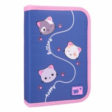 Пенал "1В" Meow-Meow тв.,одинар.,з 2клап. №HP-04/533623(48)