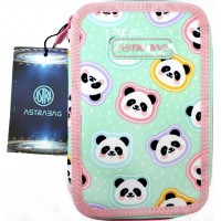 Пенал "Astrabag" Minty Pandas 2від. №503025013
