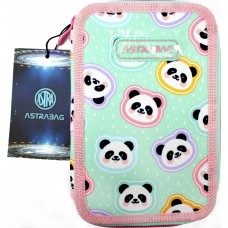 Пенал "Astrabag" Minty Pandas 2від. №503025013