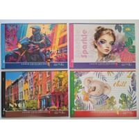 Альбом для малюв. на скобі 30/120 А4 з перфор. №АП-0304/Апельсин/(16)(20)