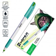 Ручка гел. "Hiper" №HG-230 Begemot 0,7мм зелена(10)(180)