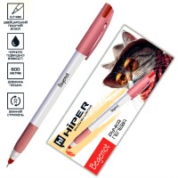 Ручка гел. "Hiper" №HG-230 Begemot 0,7мм червона(10)(180)